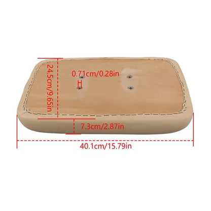 Solid Spare Seat Back Assembly Leathers Replacement Buff 1979-1999 For Club Car DS Golf Cart