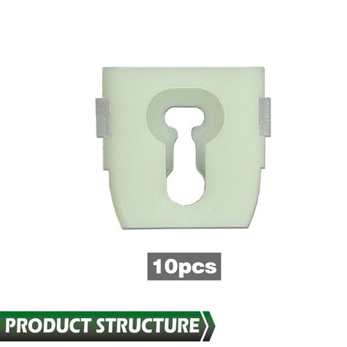 Solid Spare 10Pcs Fit For 1973-1979 Ford Pickup Truck Body Side Belt Molding Trim Clips