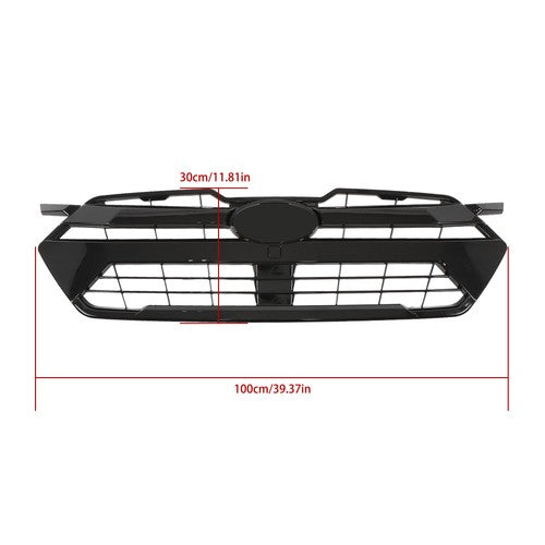 Solid Spare Durable For Subaru Crosstrek 2024 Front Bumper Upper Grill Gloss Black Brand New
