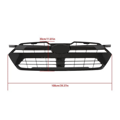 Solid Spare Durable For Subaru Crosstrek 2024 Front Bumper Upper Grill Gloss Black Brand New