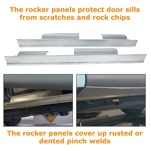 Solid Spare For 2003 2004 2005 2006 FORD EXPEDITION ROCKER PANELS - 1 PAIR - FREE SHIPPING