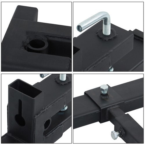 Solid Spare 4000Lbs 60'' Tractor Pallet Forks Clamp on Skid Steer Loader Bucket Quick Attach