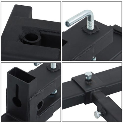 Solid Spare 4000Lbs 60'' Tractor Pallet Forks Clamp on Skid Steer Loader Bucket Quick Attach