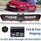 FOR 2015 2016 VW Volkswagen MK7 GOLF/GTI FRONT GRILLE - BLACK W/ RED TRIM