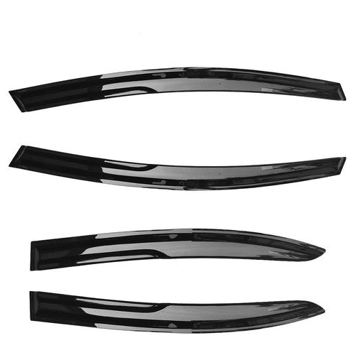 Solid Spare Window Rain Guard Visors 4-Door Sedan For Honda Civic 2006-2011 Mugen II Style