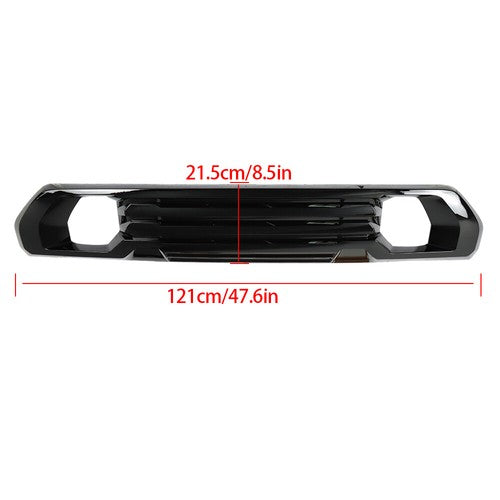 Solid Spare Front Bumper Lower Trim Suitable Fit For GMC Sierra 1500 2019-2021 Black Plastic