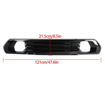 Solid Spare Front Bumper Lower Trim Suitable Fit For GMC Sierra 1500 2019-2021 Black Plastic