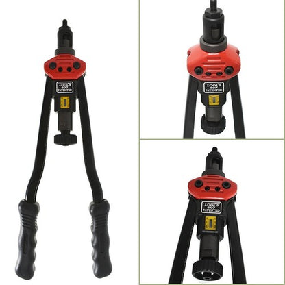 Solid Spare 16" Rivet Gun Kit Rivnut Setting Nut Setter Tool Hand Blind Riveter Gun Durable