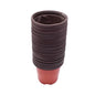 Solid Spare 13×11×9CM Brick Red Round Plastic Plant Pots Flowerpot Nursery Pot