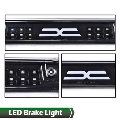 Solid Spare Fit For 2015-2018 Colorado/Canyon LED Bar Third 3rd Brake Light Cargo Lamp Black