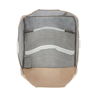 Solid Spare For Ford F250 F350 F450 F550 XLT 1999-2000 Suit Driver Seat Cushion Beige Cloth