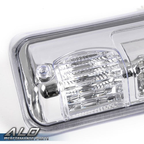 Solid Spare Fit For 04-08 Ford F-150 Clear Chrome LED 3rd Third Brake Tail Light