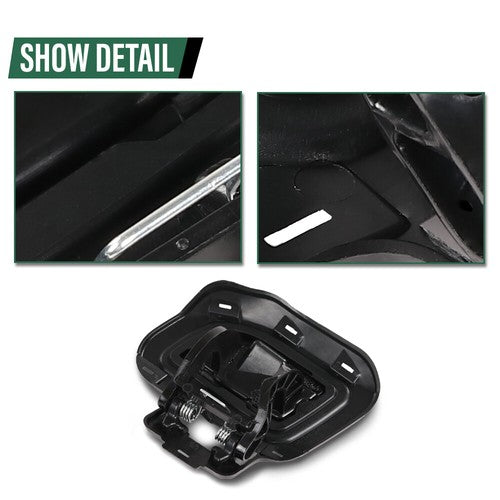 Solid Spare Headlight Washer Cover Fit For 12-19 Land Rover Range Rover Evoque Left+Right