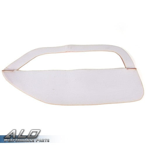 Solid Spare Fit For 05-09 Ford Mustang Red Door Panel Insert Cards Synthetic Leather Cover