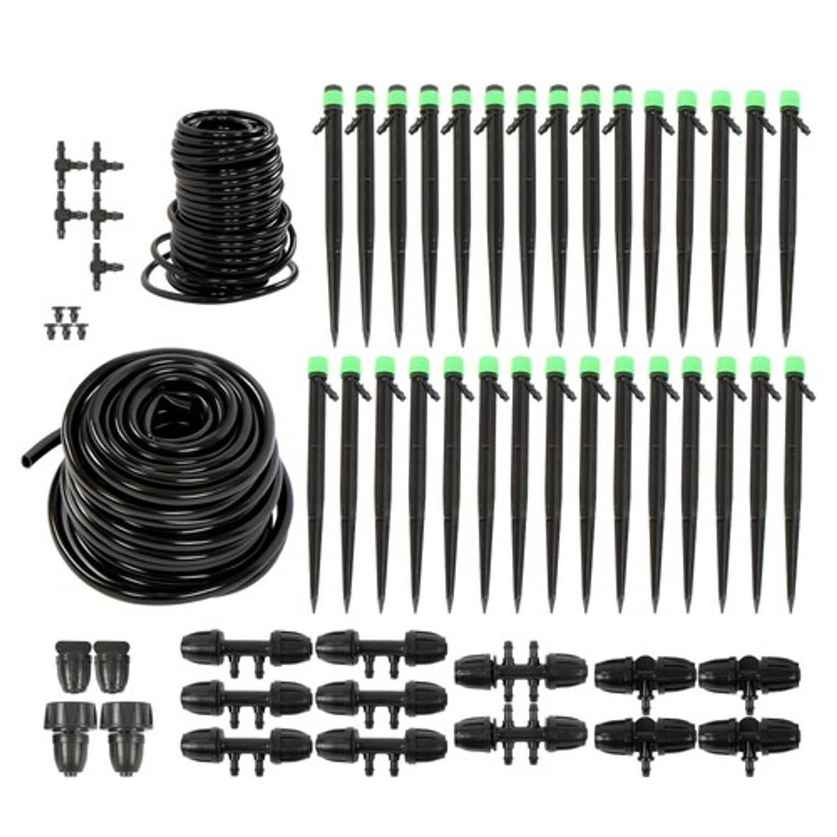 Solid Spare Drip Irrigation System - Adjustable Quick Connect Irrigation System for Gardens