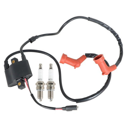 Solid Spare For Polaris Sportsman 600 700 Sportsman MV7 Ignition Coil Spark Plug & Cap