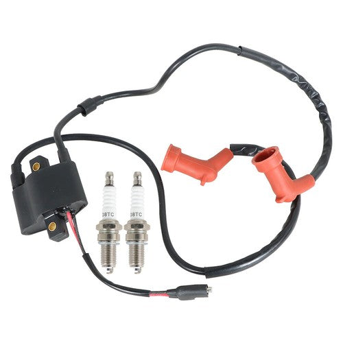 Solid Spare For Polaris Sportsman 600 700 Sportsman MV7 Ignition Coil Spark Plug & Cap