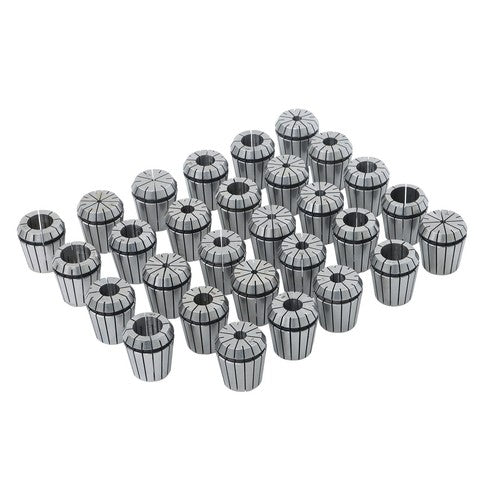 Solid Spare 29 Pcs ER40 Precision Spring Collet Set Milling Lathe CNC Chuck Bit Holder Tool