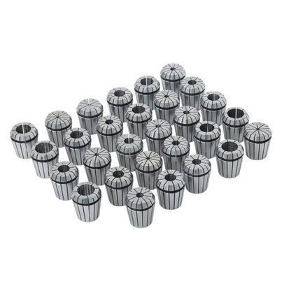 Solid Spare 29 Pcs ER40 Precision Spring Collet Set Milling Lathe CNC Chuck Bit Holder Tool