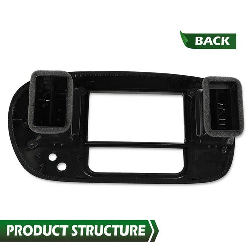 Solid Spare Fit For 97-03 Ford F150 Expedition Black Center Dash Radio Bezel w/ Air Vent