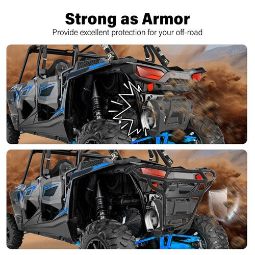 Solid Spare Steel Heavy Duty Rear Bumper For Polaris RZR XP 1000 EPS 4WD XP 4 1000 2014-2023