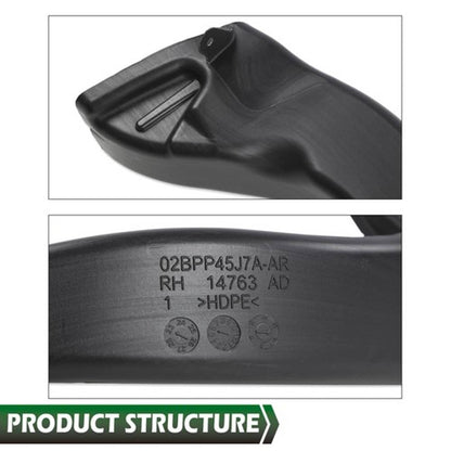 Solid Spare Fit For 2015-2019 Chevrolet C7 Corvette GM C7 Z06 Front Brake Duct Kit