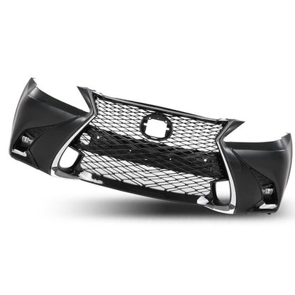 Solid Spare Front Bumper Kit Fit For 2006-2013 Lexus IS250 IS350 Conversion to GS F-Sport