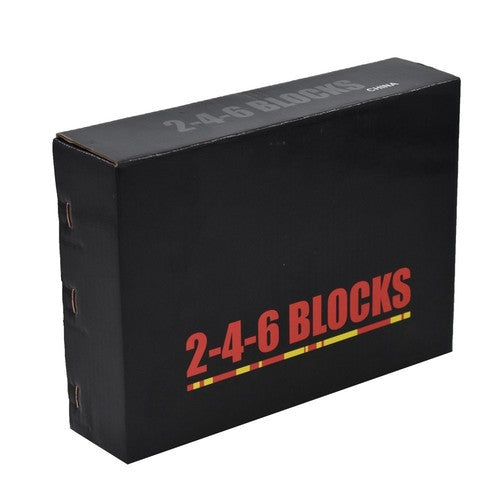Solid Spare 2-4-6 Blocks 23 Holes Matched Pair Ultra Precision Machinist 246 Jig .0002"