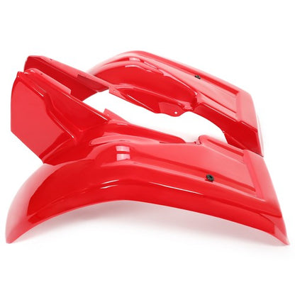 Solid Spare ABS Rear Red Fender Kit LH & RH For Honda ATC 200E 200ES 200M 1982-1985 83 84