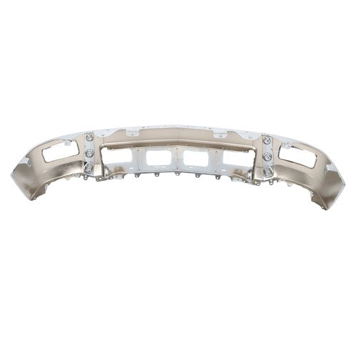 Solid Spare For Chevy Silverado 1500 2014-15 Split Style Chrome Front Bumper w/o Sensor Hole