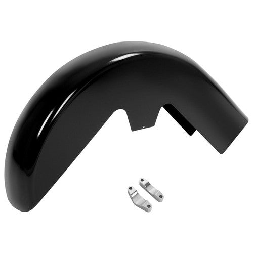 Solid Spare 26" Wheel Wrap Front Fender For Harley Davidson Touring Bagger Softail Electra