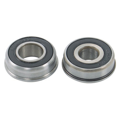 Solid Spare 13in x6.5-6 Solid Lawn Mower Tires & Wheel Smooth Flat White Rims 2 PCS