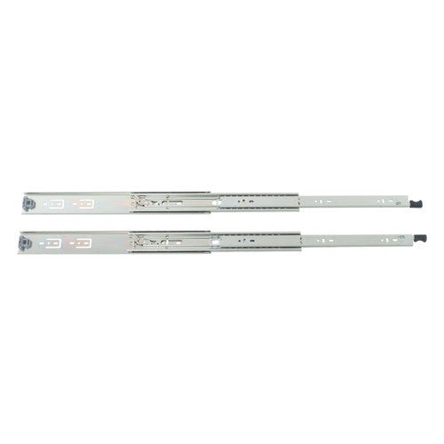 Solid Spare 1 Pair of 16" Locking Drawer Slides Full Extension & Lock 150 lb Load Capacity