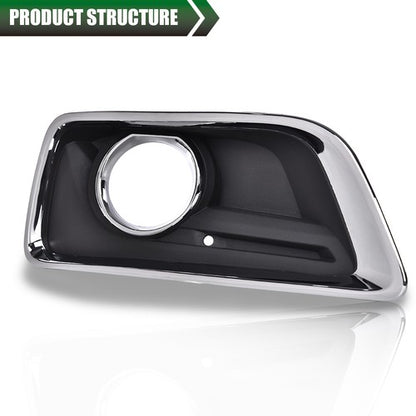 Solid Spare Front Bumper Fog Light Trim Left & Right Fit For 2013-2016 Chevrolet Malibu