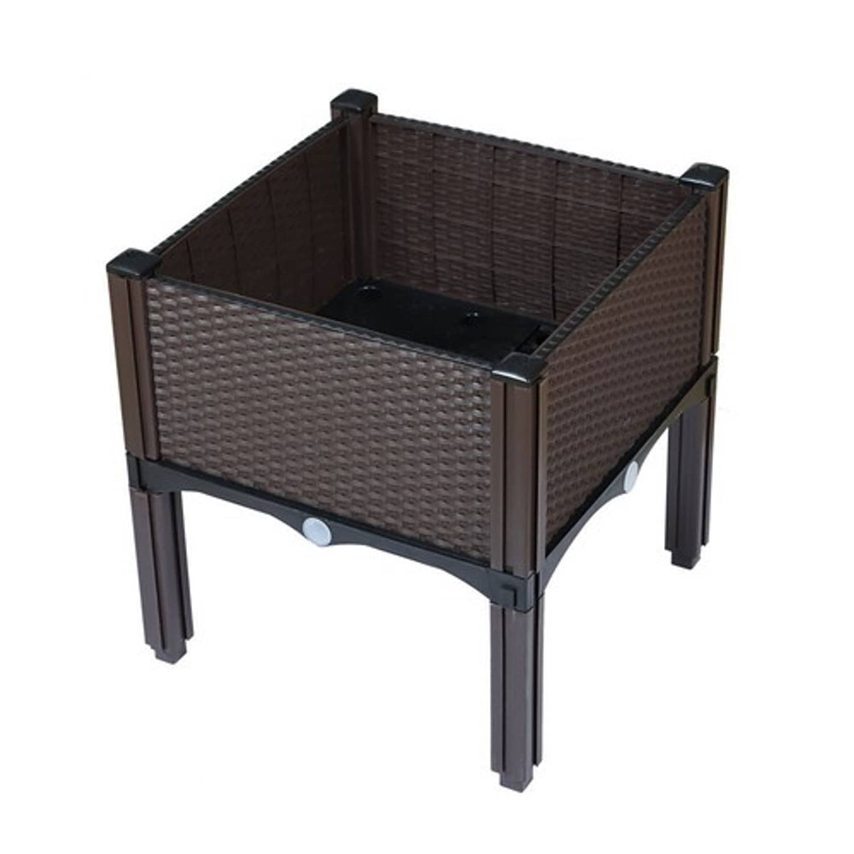 Solid Spare Raised Garden Bed Outdoor Elevated Planter Box Flowers Plants Vegetables