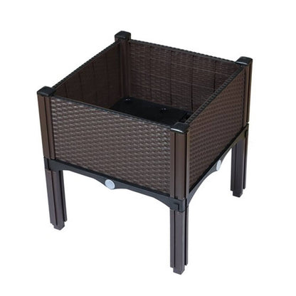 Solid Spare Raised Garden Bed Outdoor Elevated Planter Box Flowers Plants Vegetables