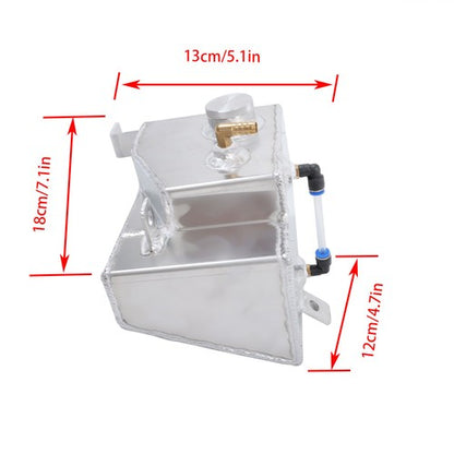 Solid Spare For Mazda Miata 1990 91-97 Aluminum Coolant Tank Expansion Recovery Overflow Can