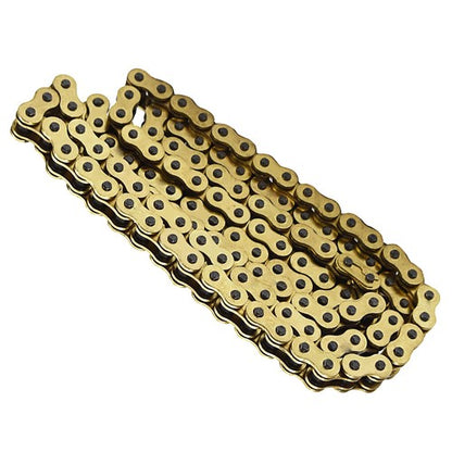 Solid Spare ATV Motorcycle 525 Pitch 120 Links With O-Ring Drive Chain Gold Color 525-120
