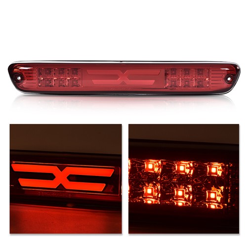Solid Spare Fit For 04-12 Chevy Colorado/GMC Canyon LED 3rd Brake Light Cargo Lamp Red