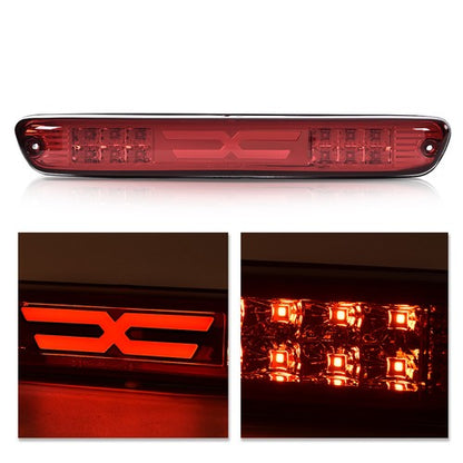Solid Spare Fit For 04-12 Chevy Colorado/GMC Canyon LED 3rd Brake Light Cargo Lamp Red