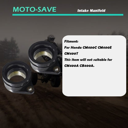 Solid Spare 2Pcs Carburetor Intake Manifold Boot Holder For Honda CM400C CM400E CM400T