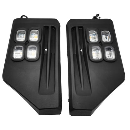 LED Fog Lights For 2019 2020-2024 Toyota Rav4 Adventure/TRD 4-Eyes Bi-color Lamp
