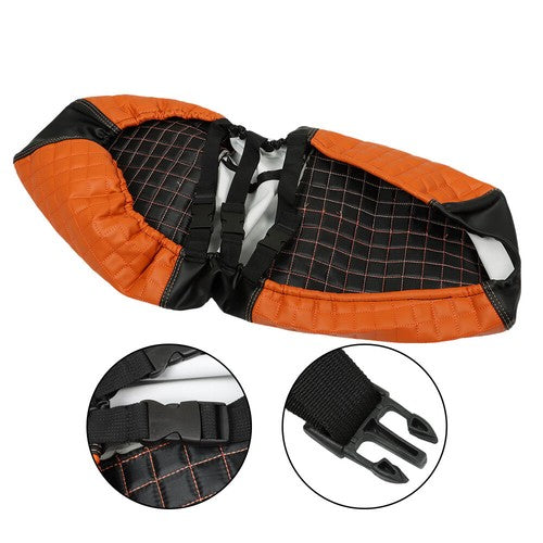 Solid Spare For EZGO Freedom TXT Orange Front And Rear Seat Covers Golf Cart 2014-Up