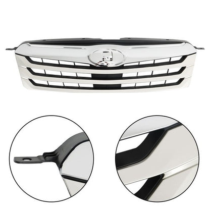 Solid Spare Silver Mesh New Front Grille Bumper Upper Plastic For Subaru Outback 2010-2012