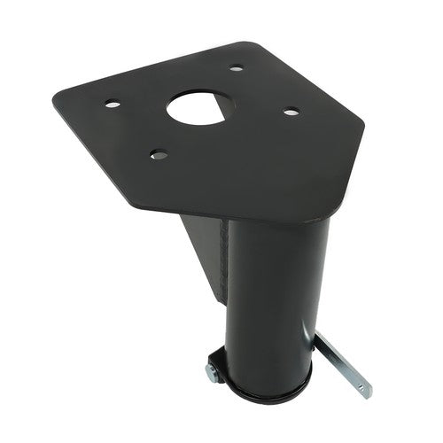 Solid Spare Wheel Adapter Hitch to Gooseneck Fifth (5th) Adjustable Forward Offset 12"-17"