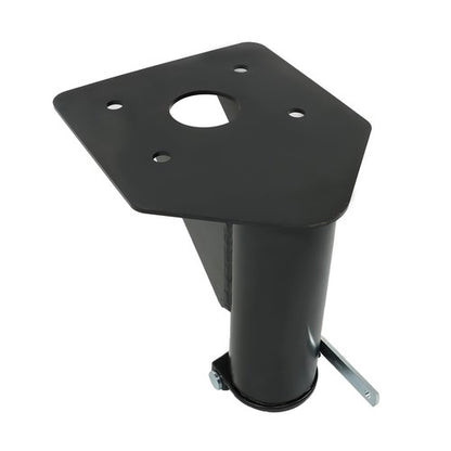 Solid Spare Wheel Adapter Hitch to Gooseneck Fifth (5th) Adjustable Forward Offset 12"-17"