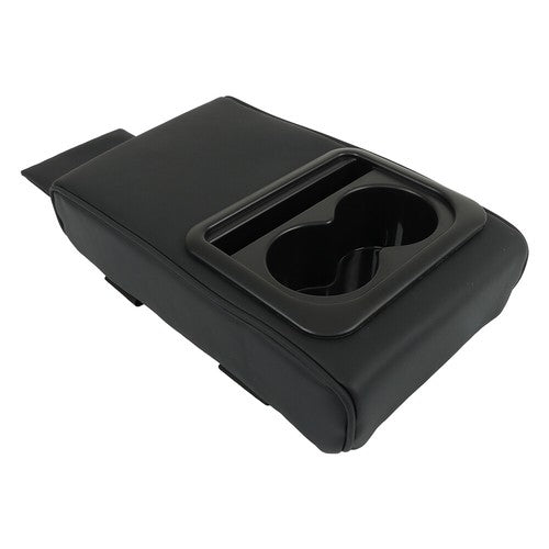 Solid Spare Center Console Armrest Pillow Storage Bag W/ Cup And Phone Holder For Most Cars