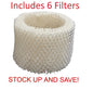 Solid Spare EFP Humidifier Filters for Honeywell HCM-710 HCM-530 HCM-535 HCM-645 - 6 Pack