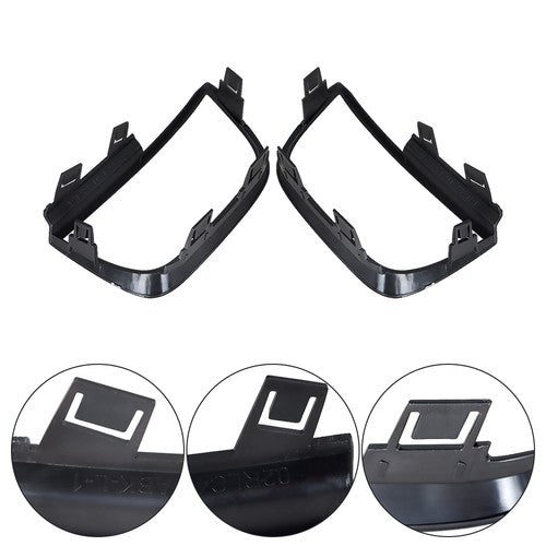 Solid Spare Set Of 4 Fit For Chevy Camaro Series 2010 - 2013 Tail Light Bezel Covers Black