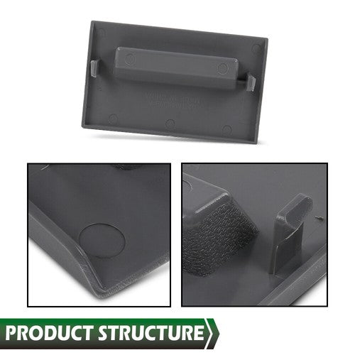 Solid Spare Fit For Chevy GMC Truck 1988-1994 Dashboard Fuse Panel Cover Replacement Gray